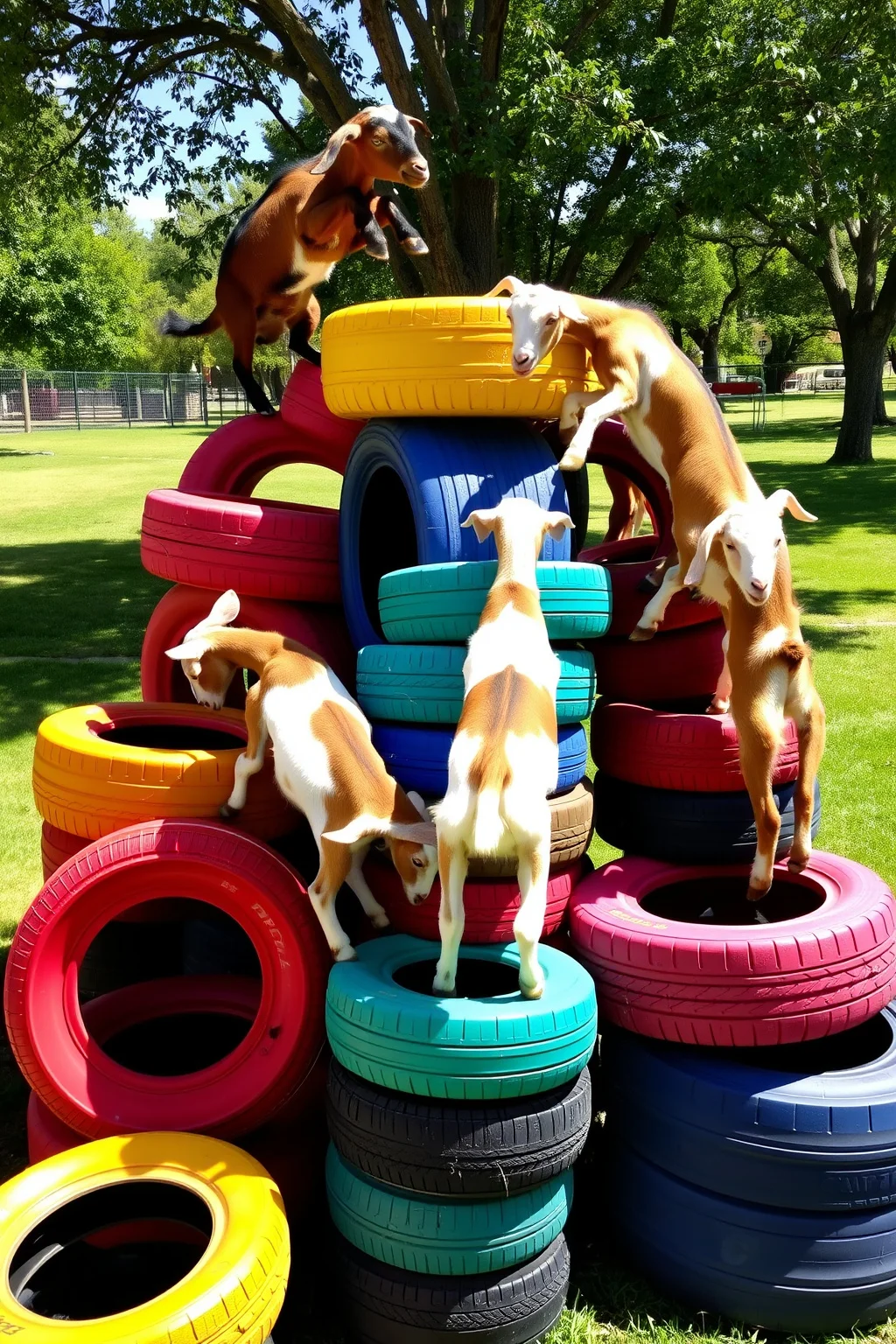 1. Tire Climbing Structures