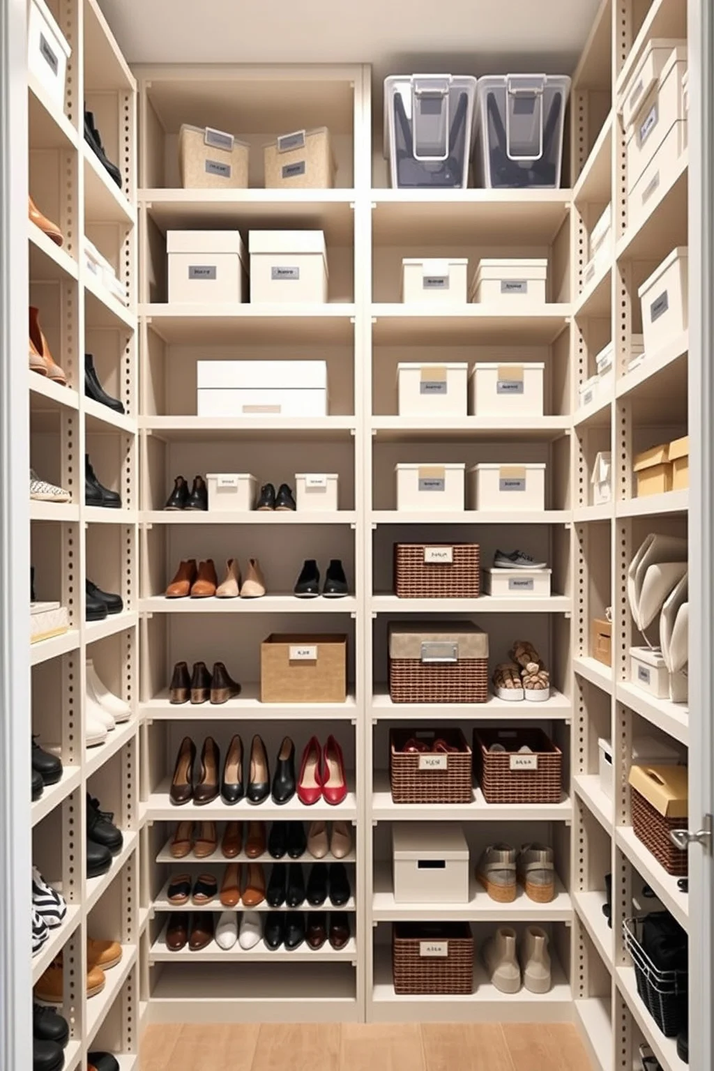 1. Use Vertical Space with Shelving