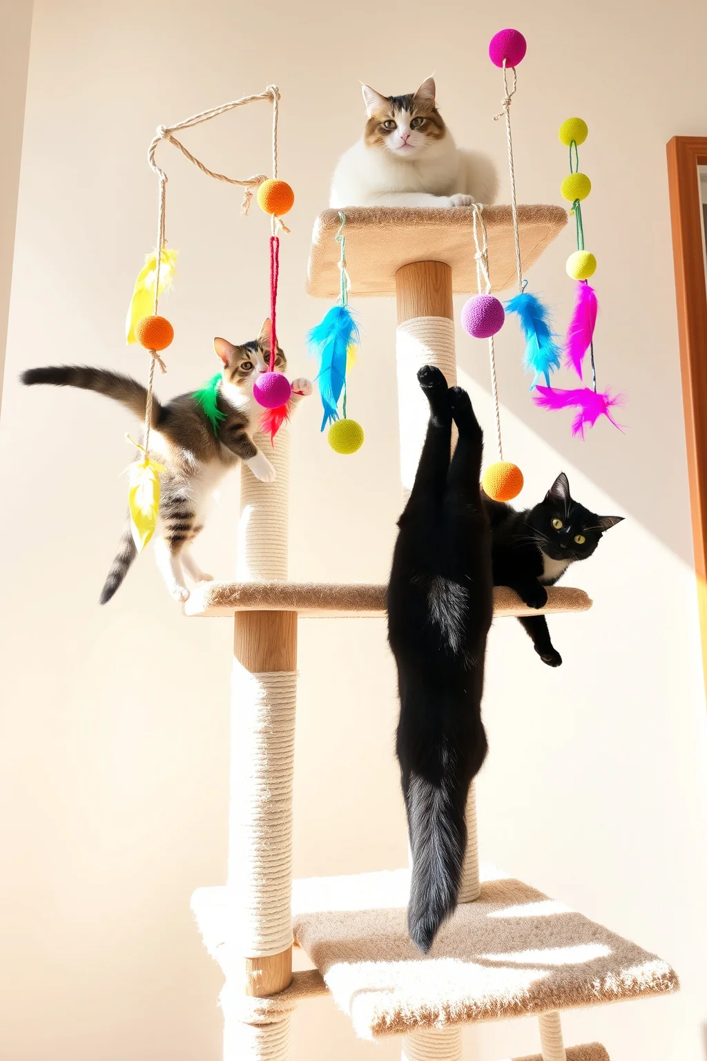11. Cat Tree with Play Areas