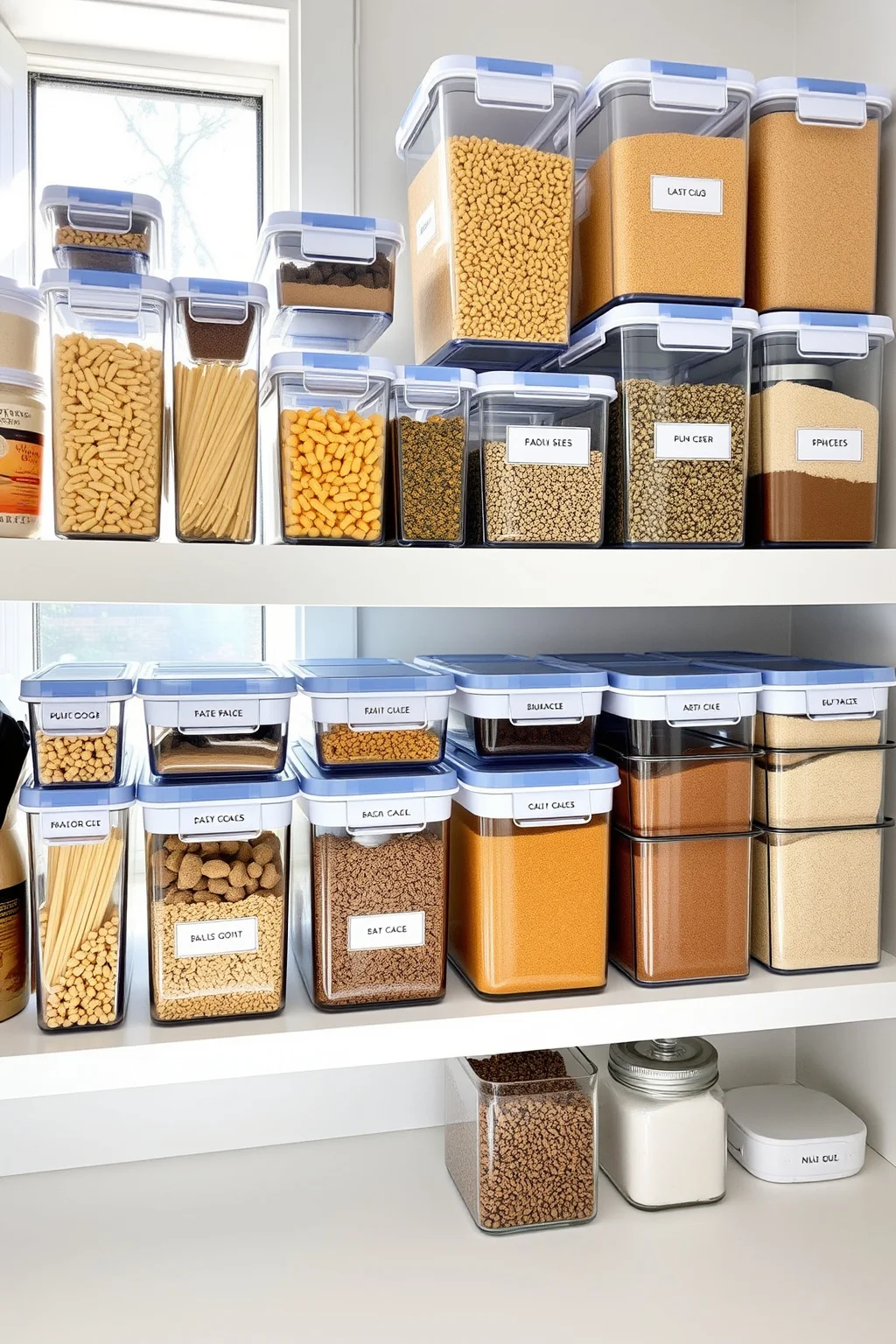 11. Clear Storage Containers
