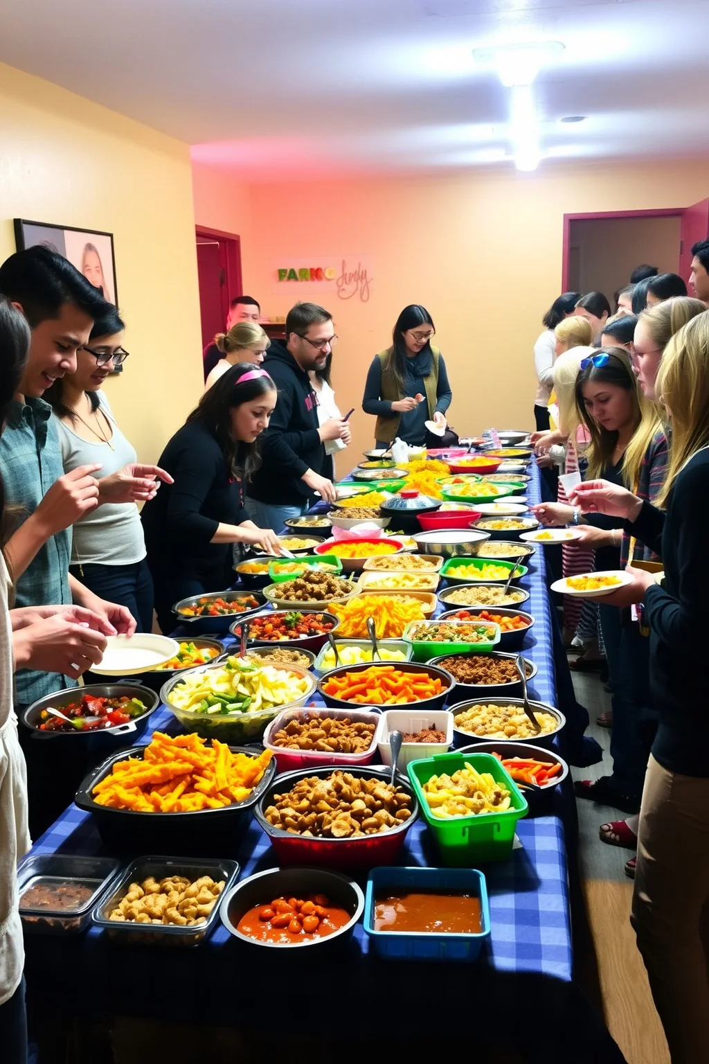 11. Organize a Potluck Feast