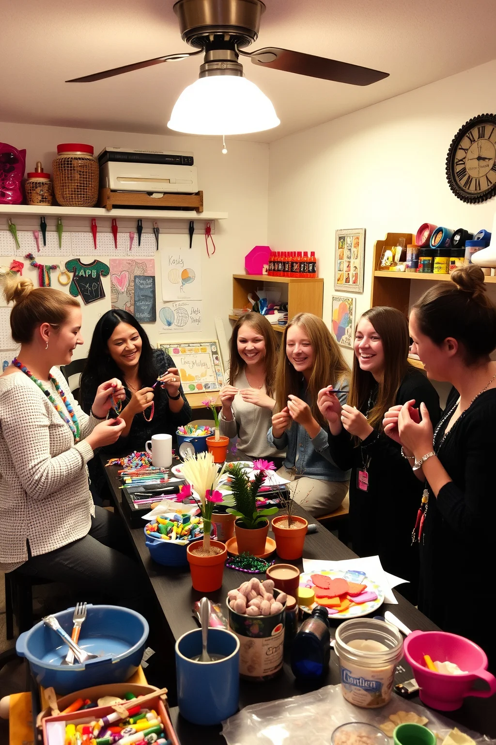 13. Host a DIY Craft Night