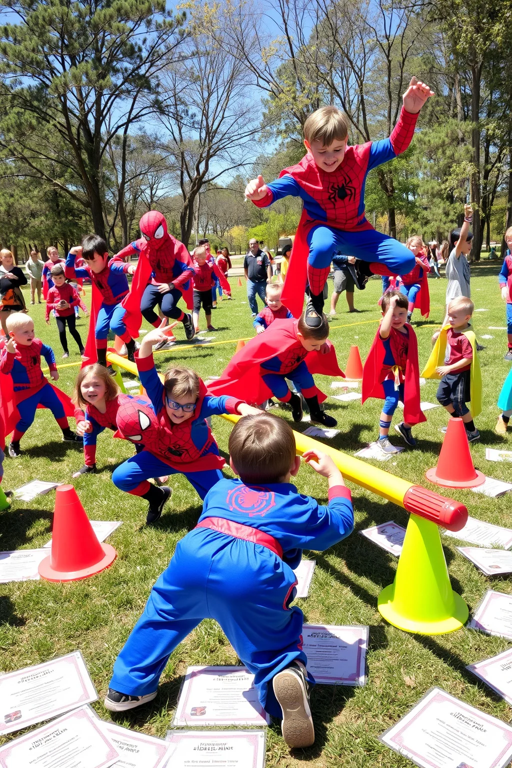 13. Spider-Man Superhero Training