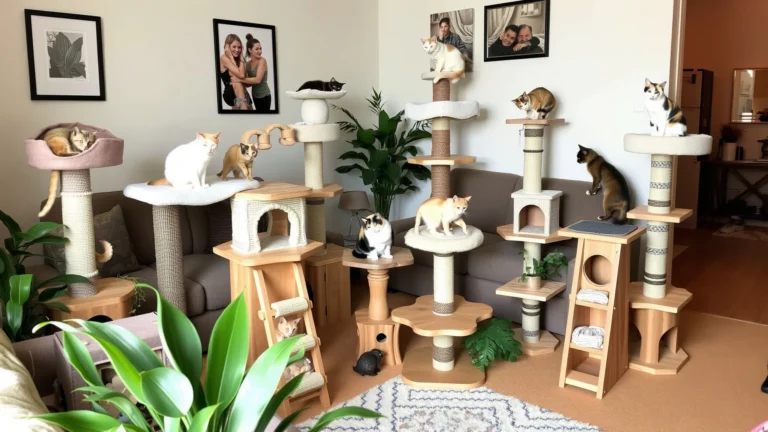 15 DIY Cat Tower Ideas for Happy Active Cats
