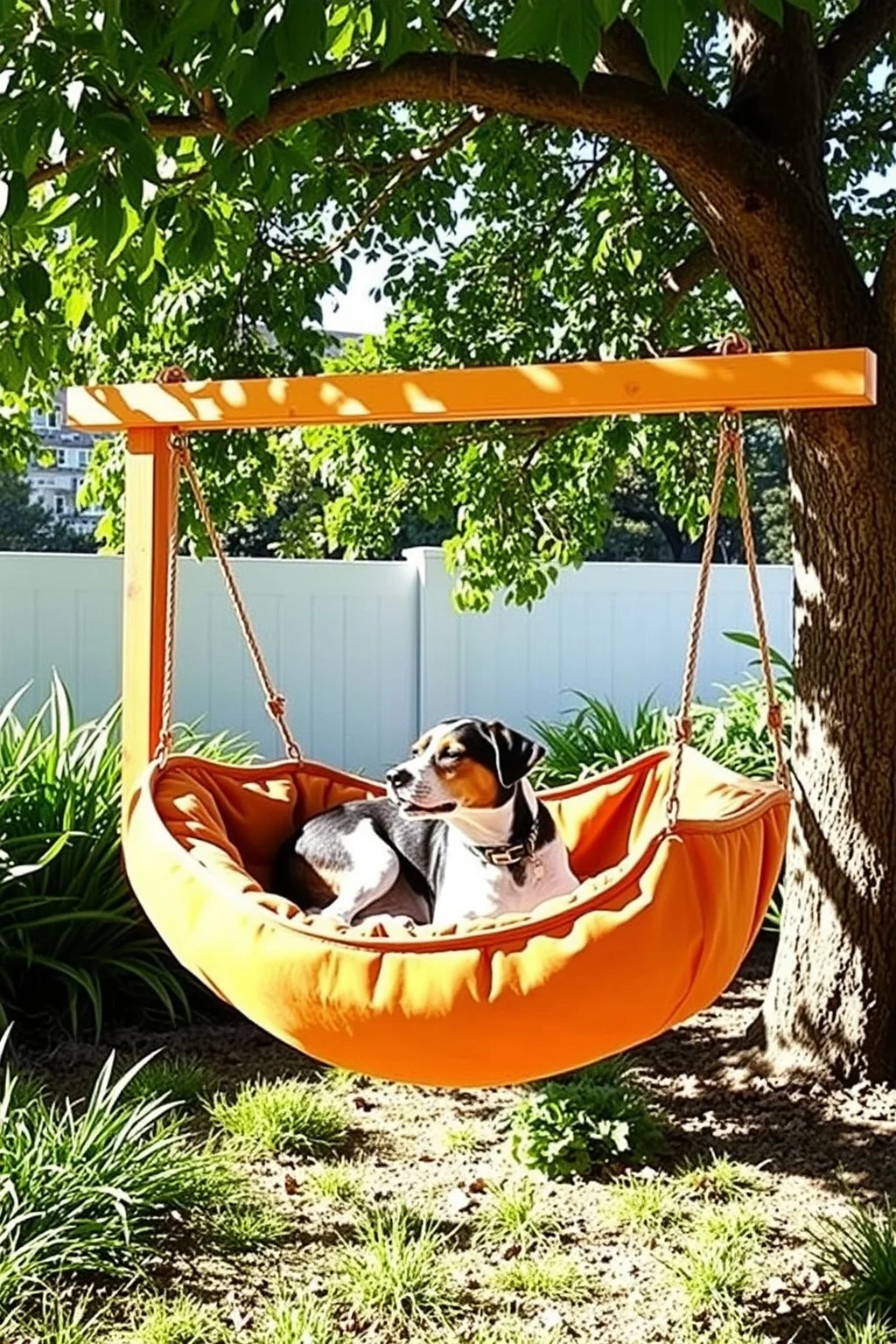 15. Hanging Dog Bed
