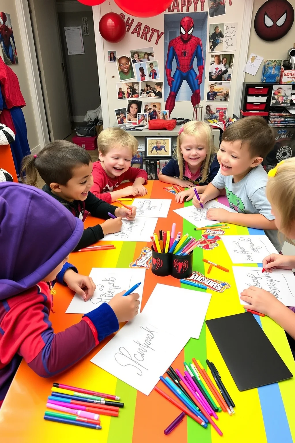 15. Spider-Man Thank You Cards