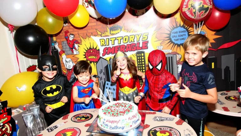 15 Superhero Birthday Party Ideas Kids Will Love