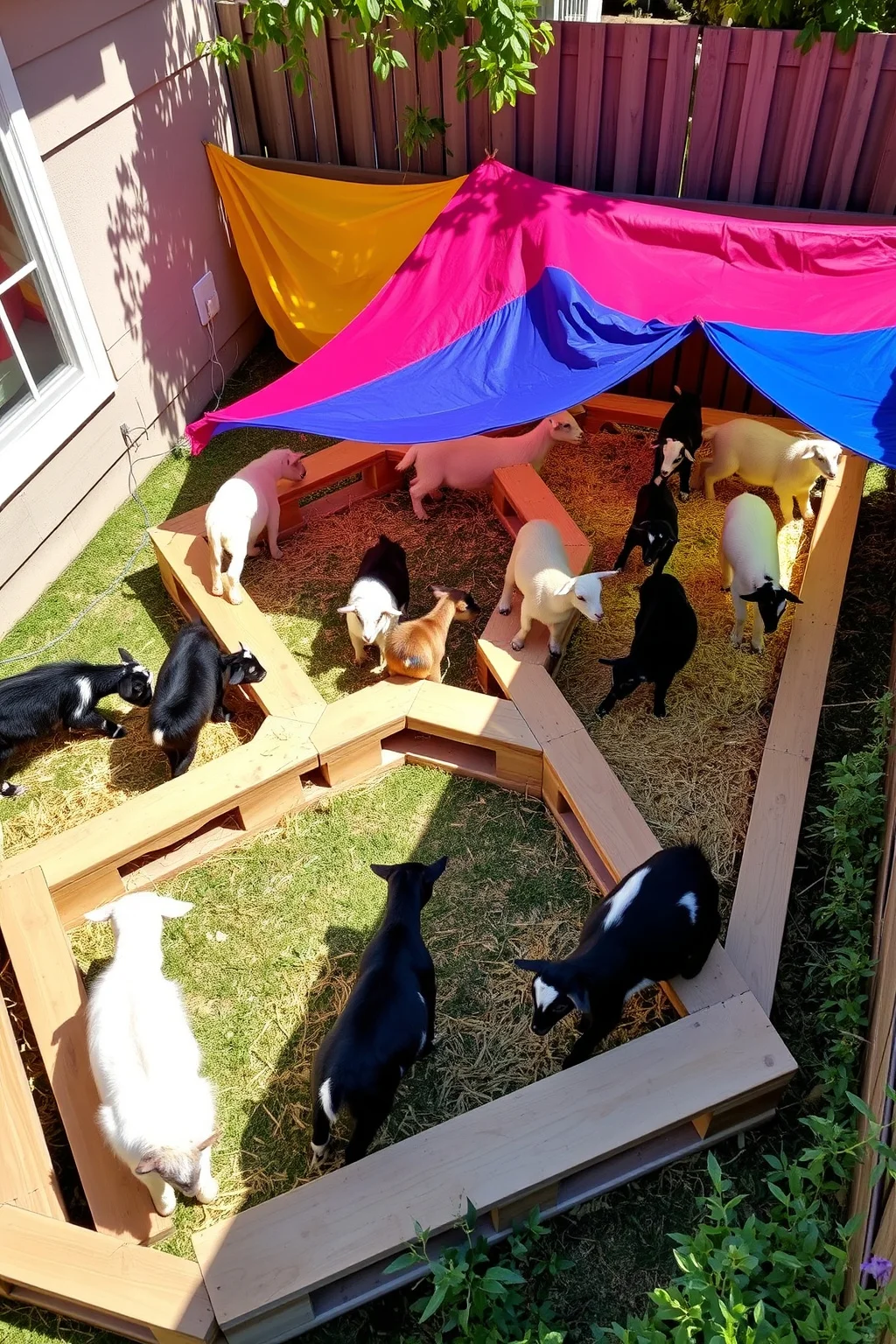 2. Wooden Pallet Maze