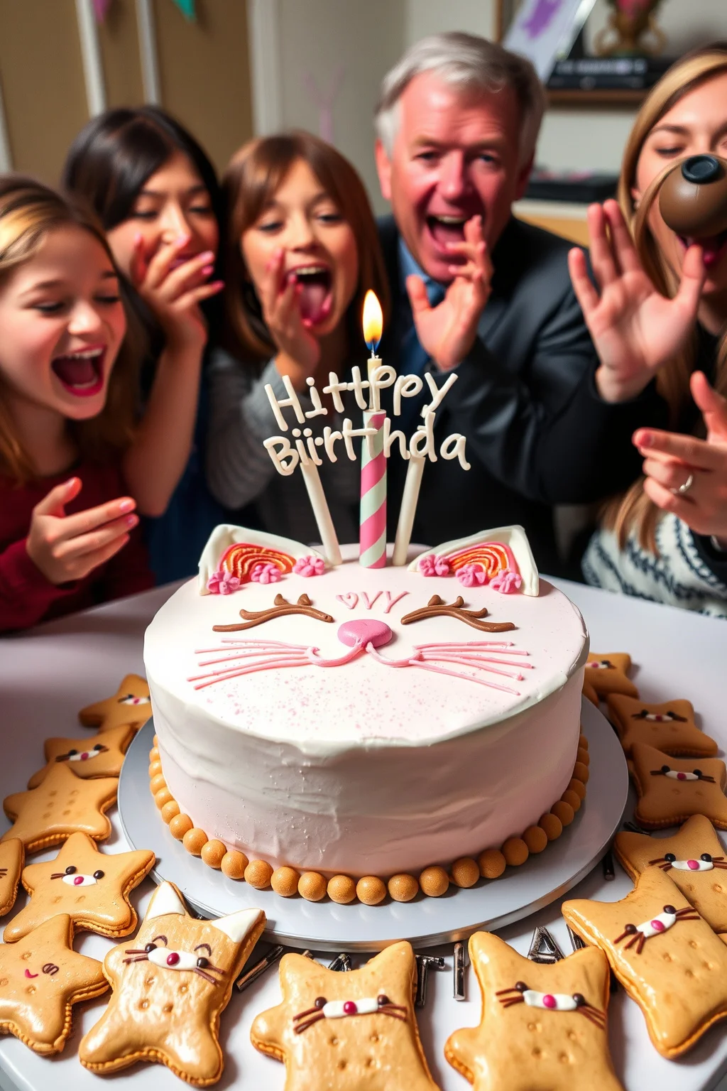 3. Cat Cake Design