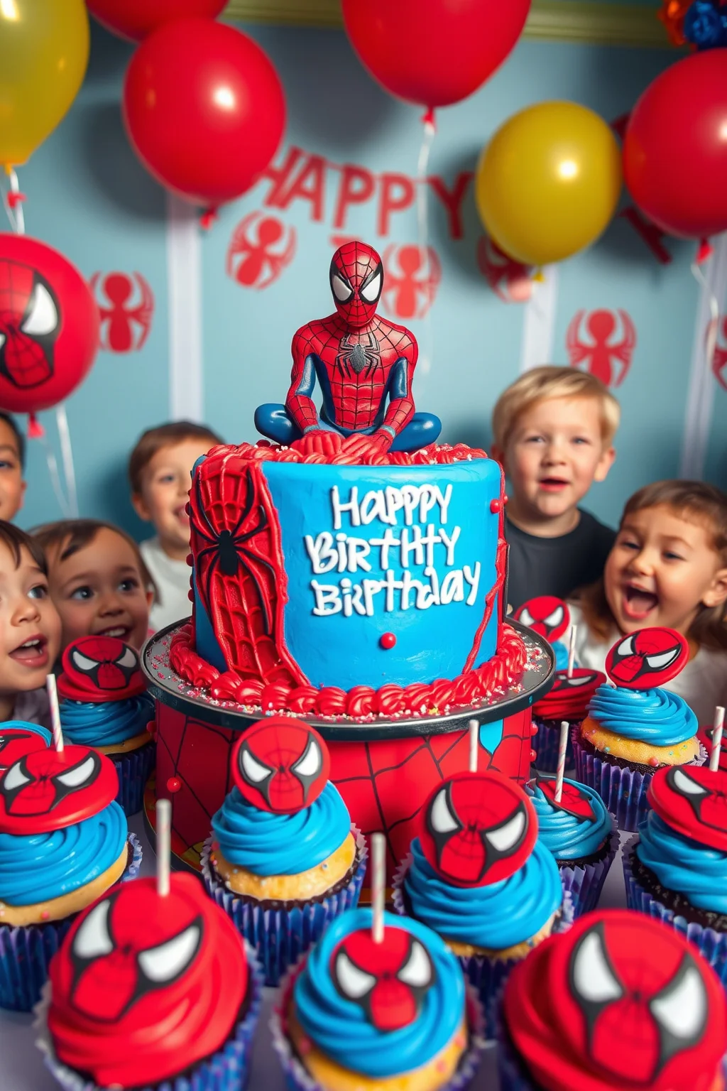 3. Spider-Man Cake