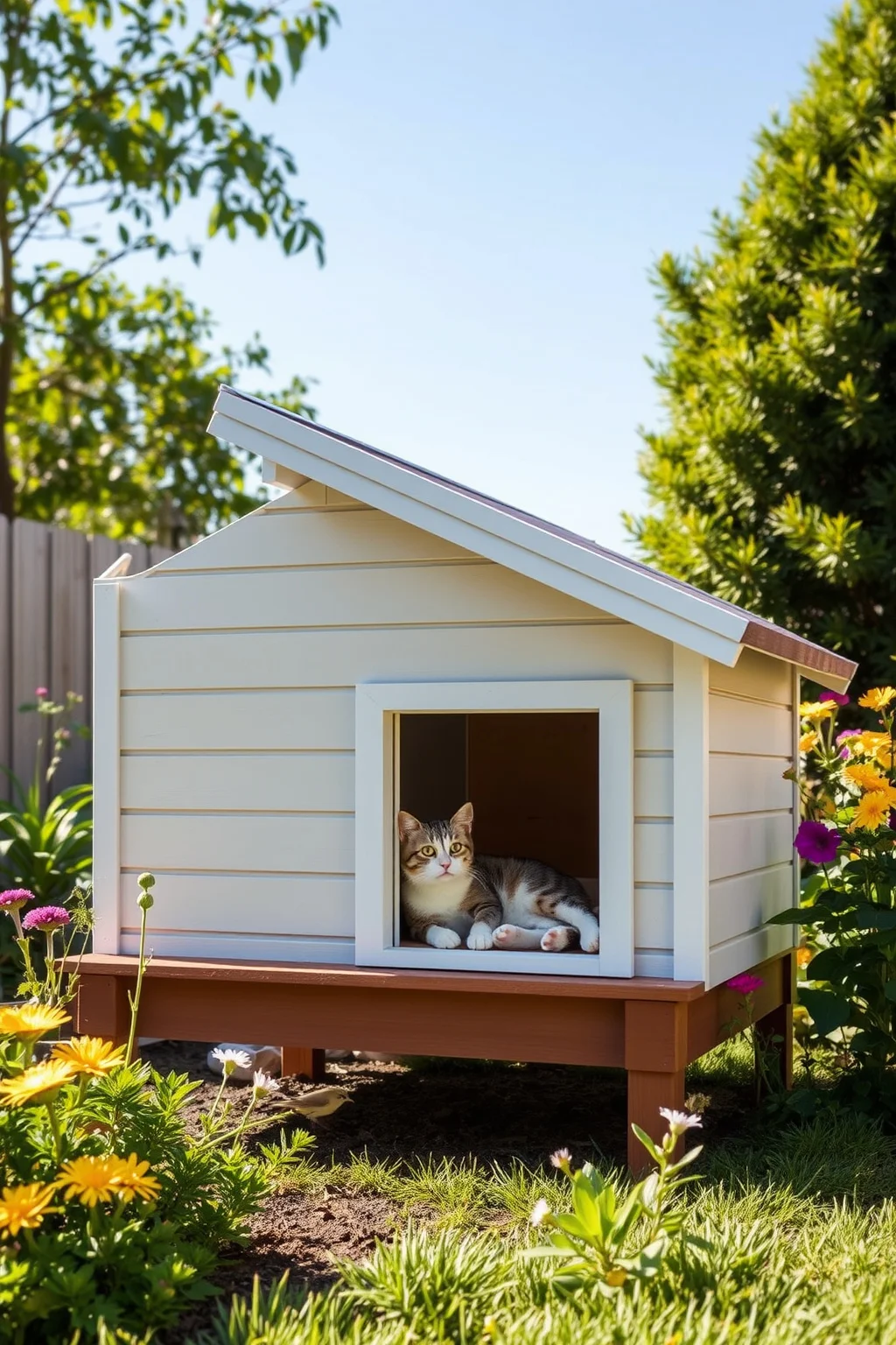 4. Outdoor Cat House
