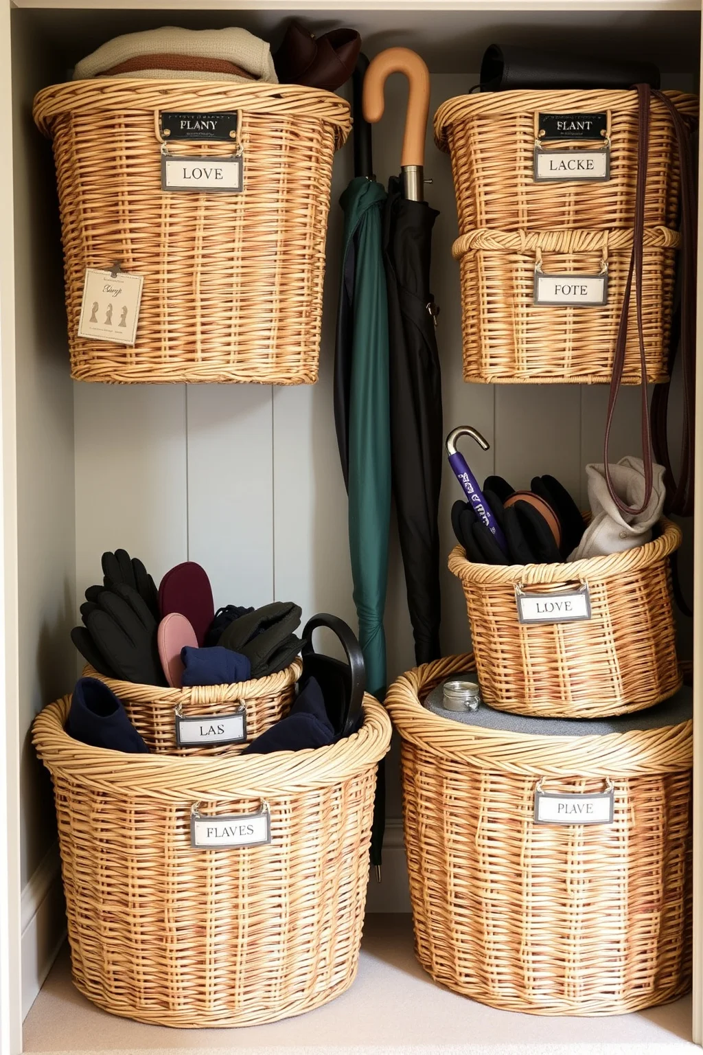4. Use Baskets for Smaller Items