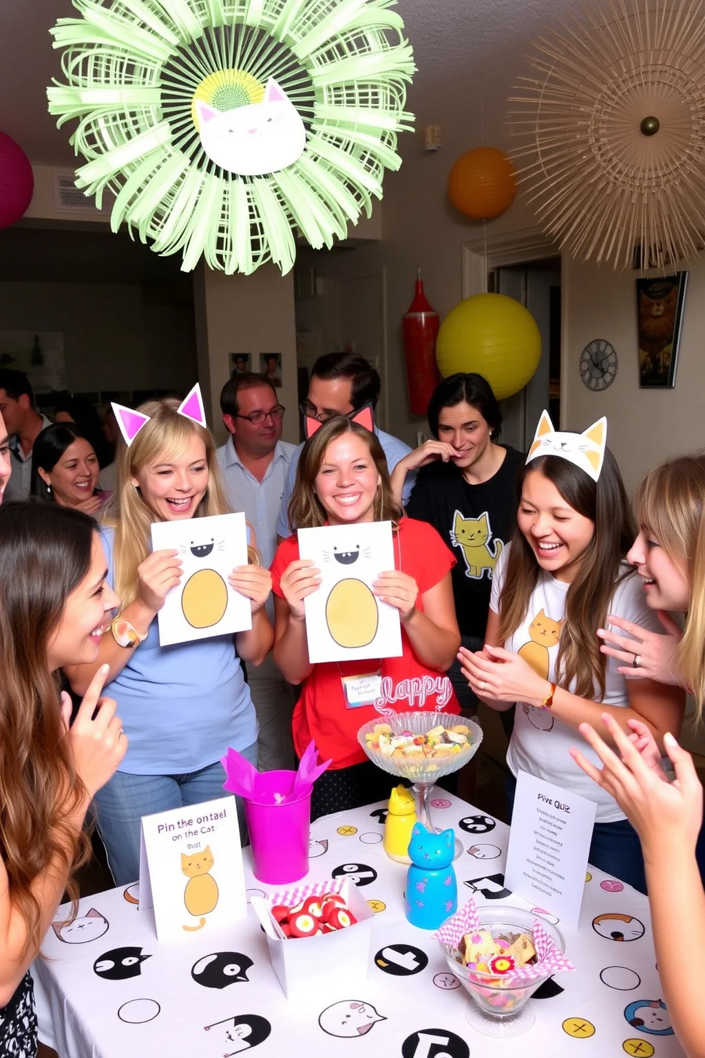 5. Cat-Themed Party Games