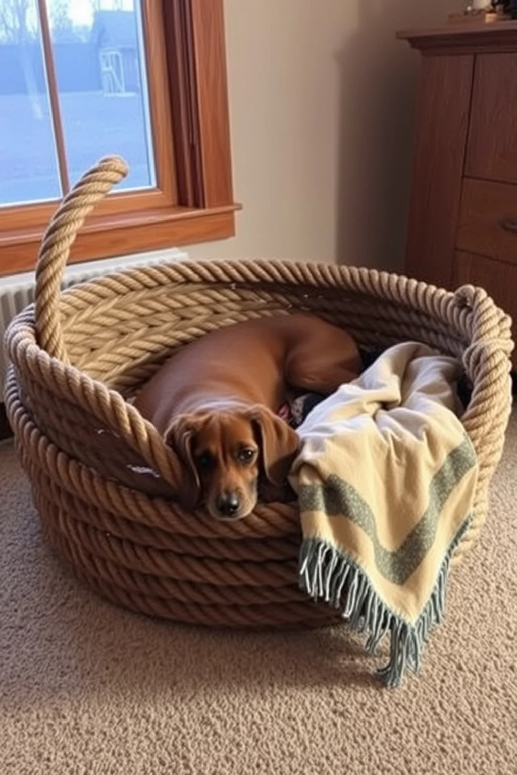 5. DIY Rope Bed