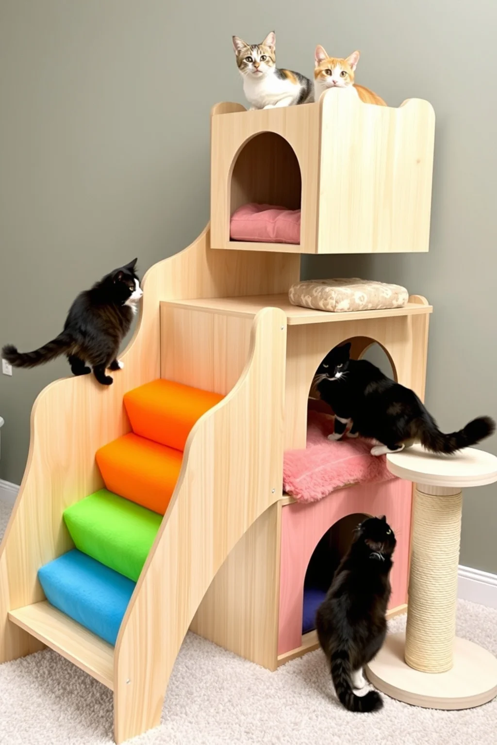 5. Multi-Level Cat Condo