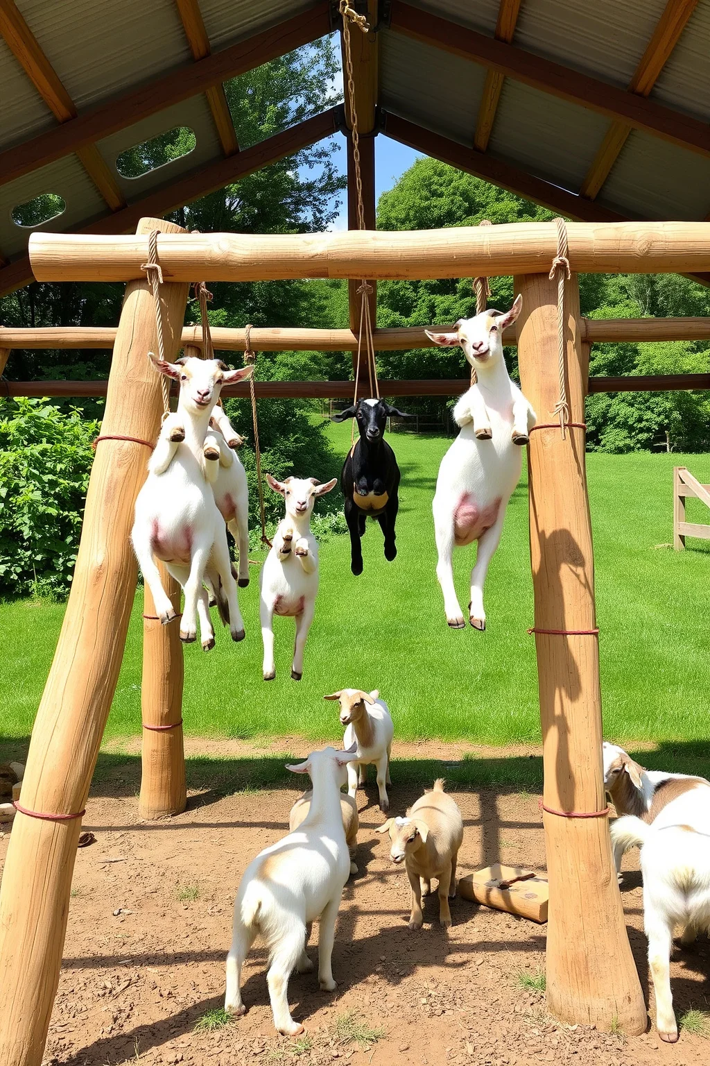 5. Swinging Logs