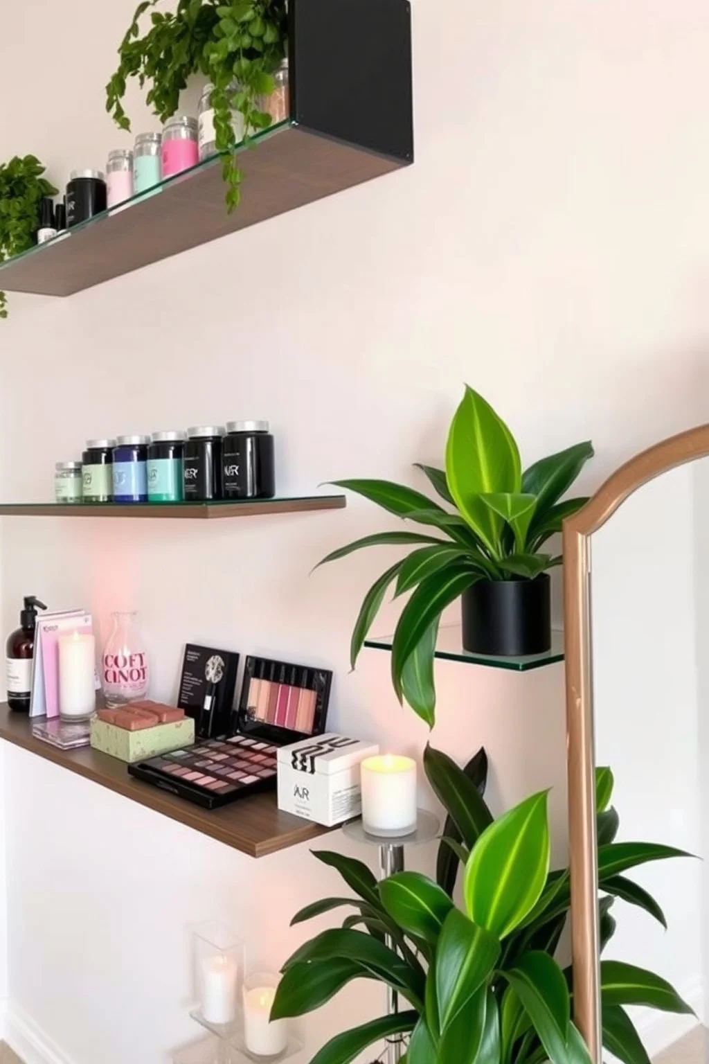 6. Wall-Mounted Shelves