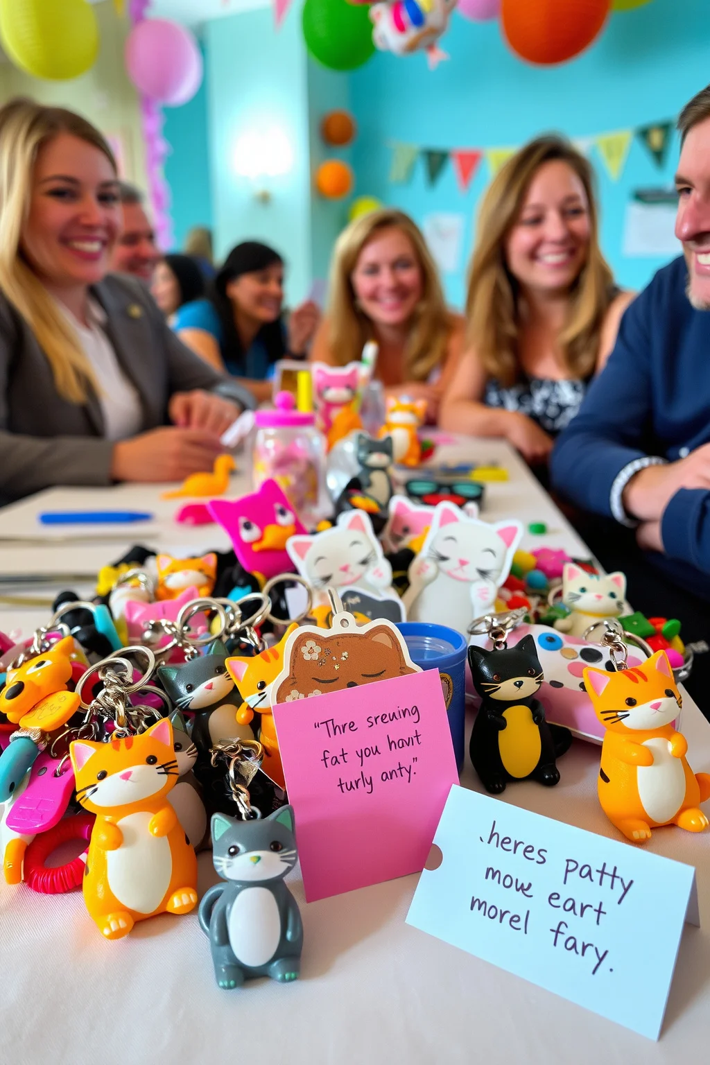 8. Cat-Themed Party Favors