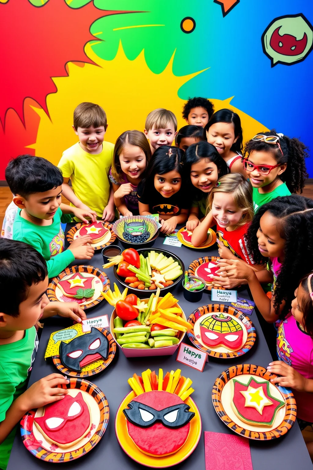 8. Superhero Snack Table