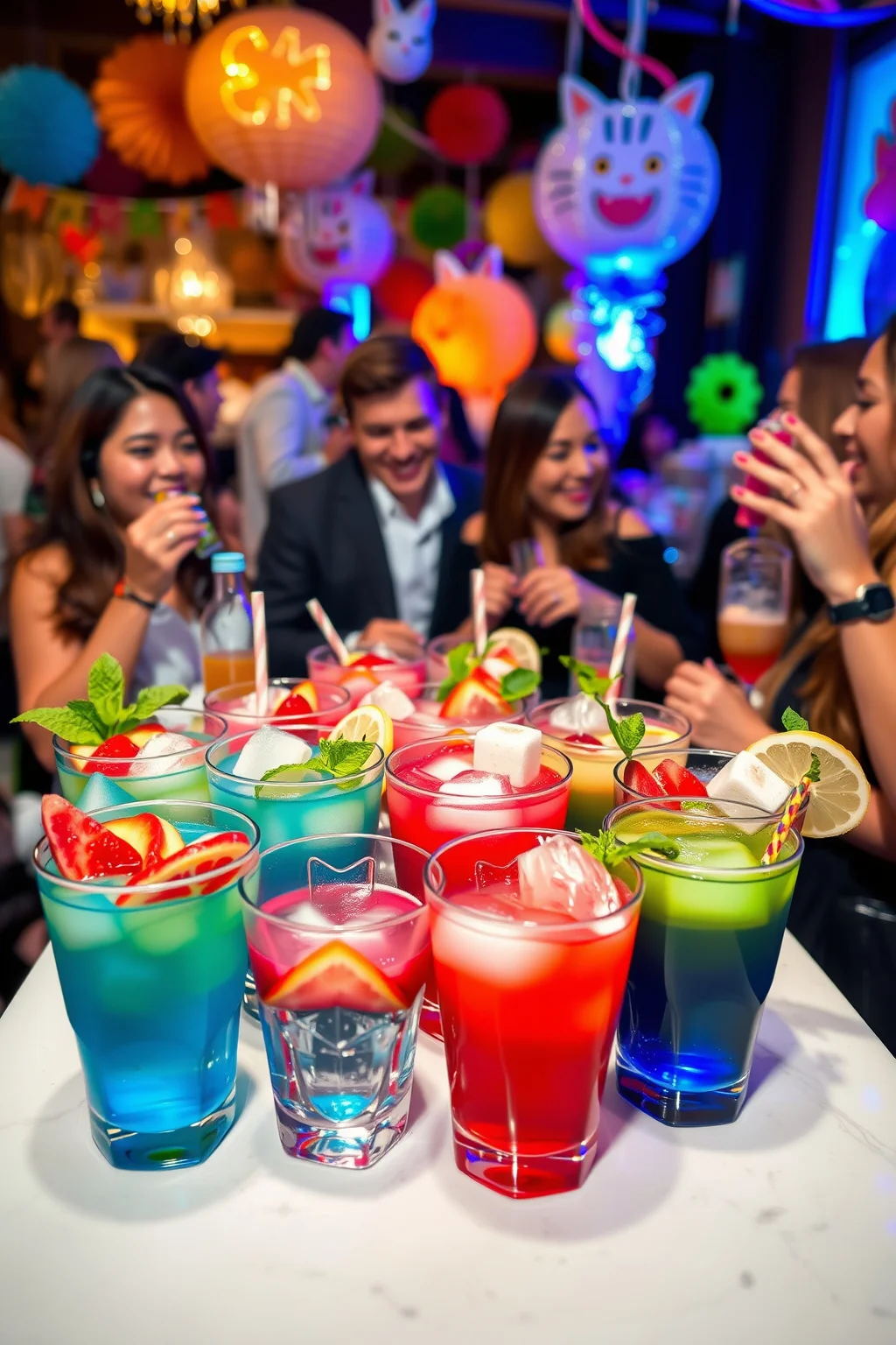 9. Cat-Themed Drinks