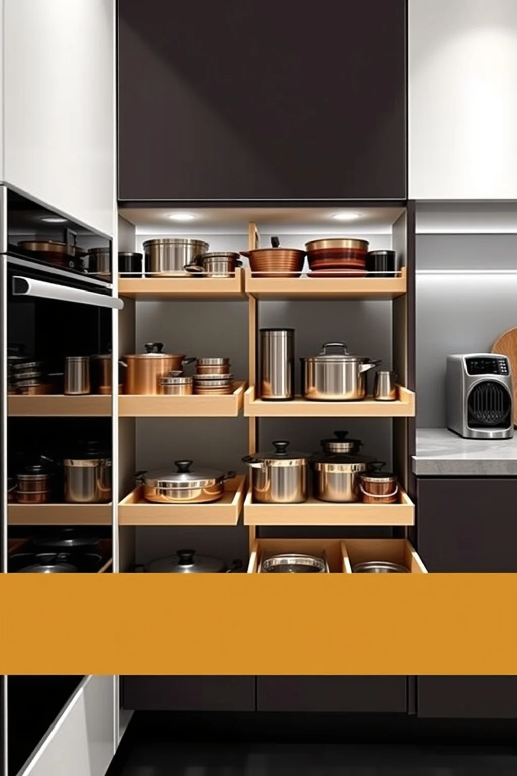 9. Install Pull-Out Shelves