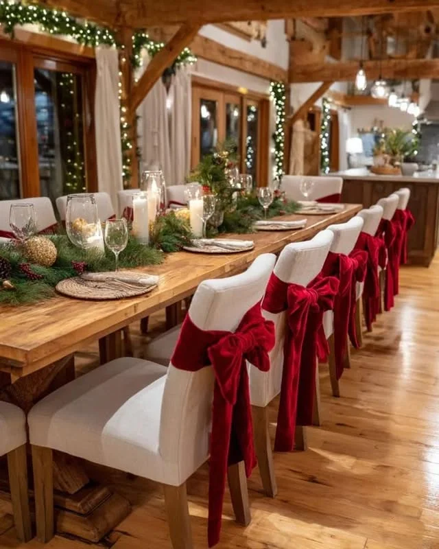 Recreate worthy Christmas party decor with layered textures