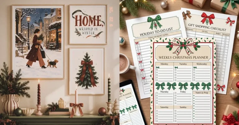 15 Free Christmas Printables for Easy Holiday Planning